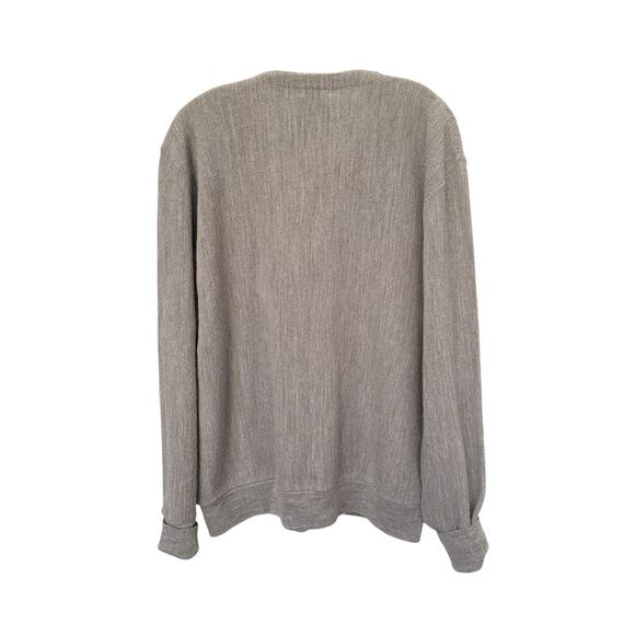 Lacoste Izod Men Grey V Neck Cardigan Sz XL - Picture 2 of 7
